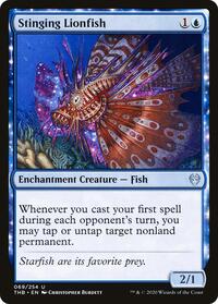 Stinging Lionfish - Theros: Beyond Death - NM