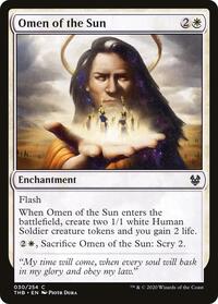Omen of the Sun - Theros: Beyond Death - NM