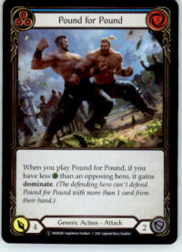 Pound for Pound (Blue) - Monarch - MON280 - Rainbow Foil Unl NM