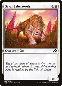 Savai Sabertooth - Ikoria: Lair of Behemoths - NM