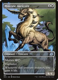 Majestic Auricorn (Showcase) - Ikoria: Lair of Behemoths - NM