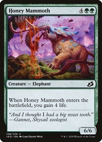 Honey Mammoth - Ikoria: Lair of Behemoths - NM