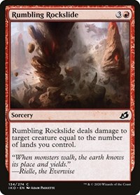 Rumbling Rockslide - Ikoria: Lair of Behemoths - NM