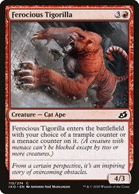 Ferocious Tigorilla - Ikoria: Lair of Behemoths - NM