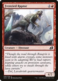 Frenzied Raptor - Ikoria: Lair of Behemoths - NM