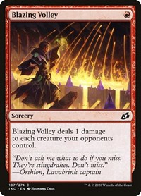 Blazing Volley - Ikoria: Lair of Behemoths - NM