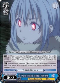 "Auto-Battle Mode" Rimuru - That Time I Was Reincarnated As a Slime - NM