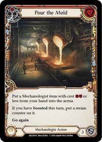 Pour the Mold (Red) - Arcane Rising - Unlimited NM