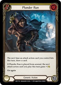 Plunder Run (Yellow) - Arcane Rising - Unlimited NM