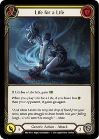 Life for a Life (Yellow) - Arcane Rising - Unlimited NM