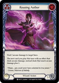 Rousing Aether (Blue) - Crucible of War - Unlimited NM