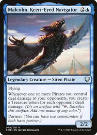 Malcolm, Keen-Eyed Navigator - Commander Legends - NM
