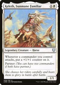 Keleth, Sunmane Familiar - Commander Legends - NM