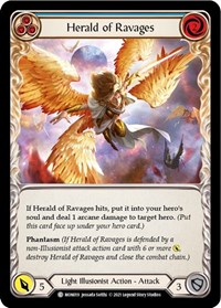 Herald of Ravages (Blue) - Monarch - Unlimited NM