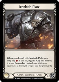 Ironhide Plate - Monarch - Unlimited NM