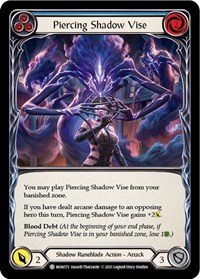Piercing Shadow Vise (Blue) - Monarch - Unlimited NM