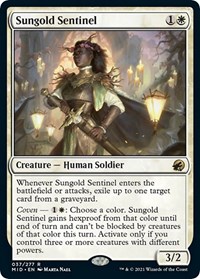Sungold Sentinel - Innistrad: Midnight Hunt - NM