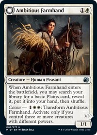 Ambitious Farmhand - Innistrad: Midnight Hunt - NM