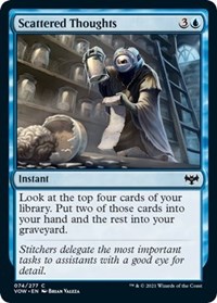 Scattered Thoughts - Innistrad: Crimson Vow - NM