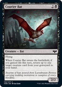 Courier Bat - Innistrad: Crimson Vow - NM