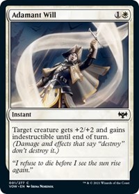 Adamant Will - Innistrad: Crimson Vow - NM