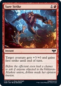 Sure Strike - Innistrad: Crimson Vow - NM