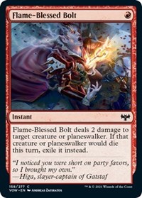 Flame-Blessed Bolt - Innistrad: Crimson Vow - NM