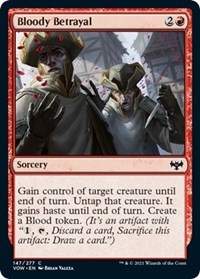 Bloody Betrayal - Innistrad: Crimson Vow - NM