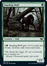 Snarling Wolf - Innistrad: Crimson Vow - NM