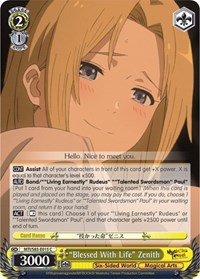 "Blessed With Life" Zenith - Mushoku Tensei: Jobless Reincarnation - NM