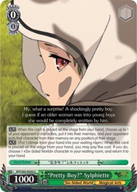 "Pretty Boy?" Sylphiette - Mushoku Tensei: Jobless Reincarnation - NM