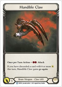 Mandible Claw (1HP005) - History Pack Vol 1 - NM