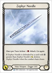 Zephyr Needle (1HP094) - History Pack Vol 1 - NM