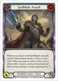 Spellblade Assault (Blue) - History Pack Vol 1 - NM