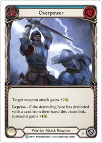 Overpower (Blue) - History Pack Vol 1 - NM
