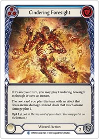 Cindering Foresight (Blue) - History Pack Vol 1 - NM