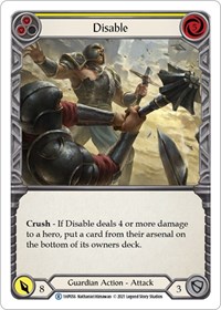 Disable (Yellow) - History Pack Vol 1 - NM
