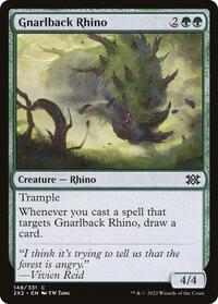 Gnarlback Rhino - Double Masters 2022 - NM
