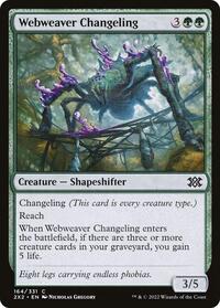 Webweaver Changeling - Double Masters 2022 - NM