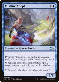 Mistfire Adept - Double Masters 2022 - NM