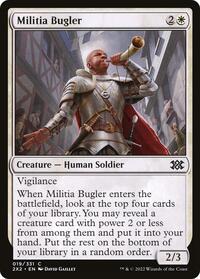 Militia Bugler - Double Masters 2022 - NM