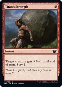 Titan's Strength - Double Masters 2022 - NM