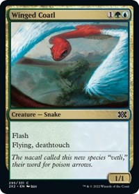 Winged Coatl - Double Masters 2022 - NM