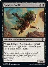 Splatter Goblin - Dominaria United - NM