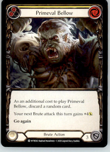Primeval Bellow (Red) - Welcome to Rathe - WTR035 - Normal Unl NM