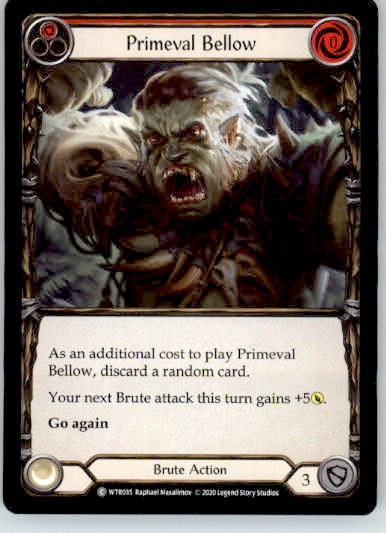 Primeval Bellow (Red) - Welcome to Rathe - WTR035 - Normal Unl NM