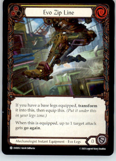 Evo Zip Line - Bright Lights - EVO053 - Cold Foil NM