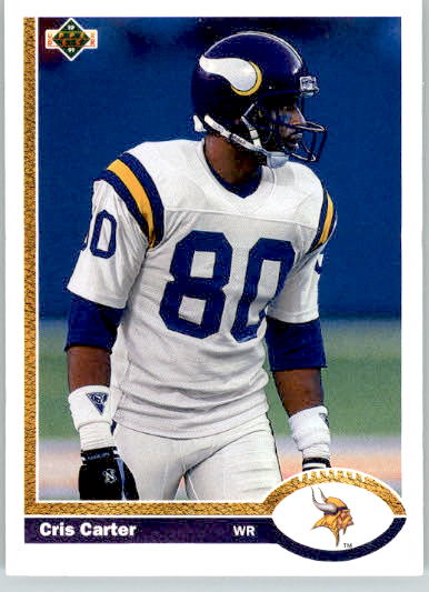 Cris Carter - 1991 Upper Deck - #56 - Football