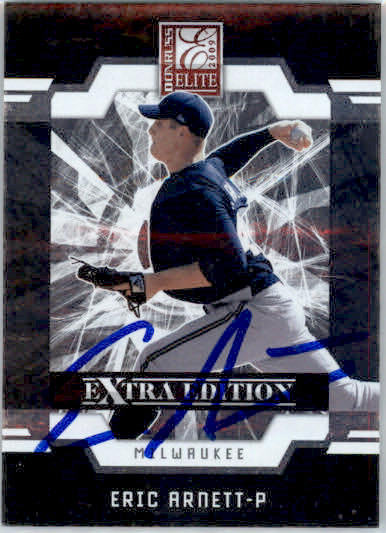 Eric Arnett - 2009 Donruss Elite Extra Edition - #28 - AUTO Baseball