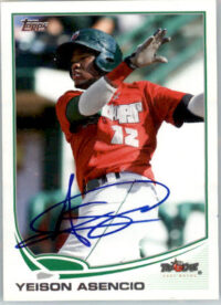 Yeison Asencio - 2013 Topps Pro Debut - #PDA-YA - AUTO Baseball